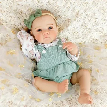 Bebê Reborn Ana realista cabelo pintado - imagem 1