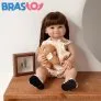 Brastoy Bebê Reborn Boneca Silicone Menina 48cm Original - imagem 1