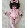 Bebê Reborn Negra Cacheada Linda - imagem 3