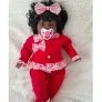 Bebê Reborn Negra Cacheada Linda - imagem 4