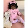 Bebê Reborn Negra Cacheada Linda - imagem 1
